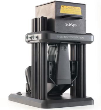 SciAps X-Series Test Station: XRF-Tischständer mit eingebauter Verriegelung, Lüftern und Netzteil